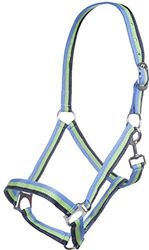HKM Budapest Licol pour Demi-Sang Bleu foncé/Vert/Bleu Roi