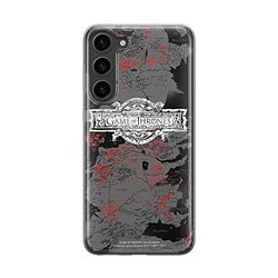 ERT GROUP mobile phone case for Samsung S23 original and officially Licensed Game of Thrones pattern 010 optimally adapted to the shape of the mobile phone, case made of TPU