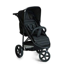 hauck Carrinho bebé Rapid 3, cadeira de passeio, desde o nascimento até 25 kg, carro bebé 3 rodas, compacto, guiador regulável, preto/turquesa