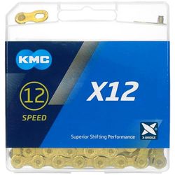 KMC Cat. X12 Ti-N Gold 126L Accessories Mixte, 126 Link