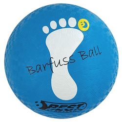 BEST SPORTING 10157 - Ballon de Football à Pieds Nus en Bleu, Ballon de Football à Pieds Nus léger, Taille 5, Ballon Souple de qualité supérieure, Ballon élastique en Caoutchouc Souple