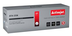 Activejet ATH-35N Toner for HP Printer; HP 35A CB435A Canon CRG-712 Replacement; Supreme; 1800 Pages; Black