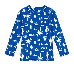 Petit Bateau A0CYS Unisex slaapzak - kinderen 0-24, blauw/wit, 2-3 jaar