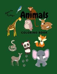 Animals Coloring Book For Kids Cute and Beautiful Animals Coloring Book