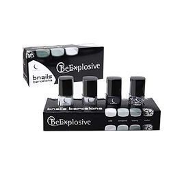 Sabrina Azzi Vernis à ongles Bnails Le Kit Be Explosive, 4 x 5 ml, 1 x 20 ml