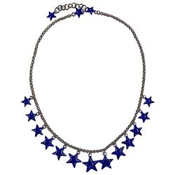 Collana Stelle | Smalti a cottura | Catena in acciaio chirurgico