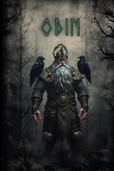 Futhark Runes Divination Book - Odin - 6x9inch