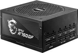 MSI MPG A750GF - Fuente de alimentación gaming (compatible con NVIDIA GeForce RTX Serie 30, Certificado 80 Plus Gold 750 W, alimentación continua con ventilador de 140 mm FDB, ATX)