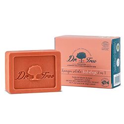 Dr. Tree Solid Shampoo 2 in 1 | Solid Shampoo + Ecological Conditioner | Clean, moisturizes and energizes | Fine and weak hair or fall | 99% Natural Ingredients Ecocert | Strength. 75GR.