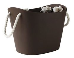 Hachiman - Cesta de almacenamiento (2 litros), color negro