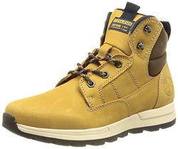 Jack & Jones JFWGATES Nubuck Boot Sneakers voor heren, honey, 45 EU