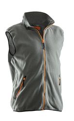 Jobman fleece-bodywarmer 7501 grijs mt. S
