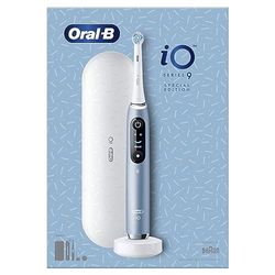 Oral-B Spazzolino Elettrico Ricaricabile iO 9 Blu Edizione Speciale, 1 Testina Di Ricambio, 1 Custodia Da Viaggio, 1 Astuccio Magnetico. 1 Spazzolino