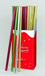 Euronatale Foglio Carta Reg. T/Unit ROSSO100x500cm, Come Foto, Unica