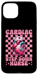 Cardiac Step Down Nurse Cardiac Nurse VICU ICU Case for iPhone 15 Plus