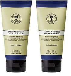 Neal's Yard Remedies Defend and Protect Hand Cream | For Soft Hands & a Delicate Scent | 50ml (Pack of 2)