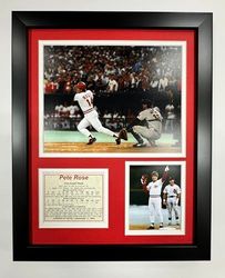 Legends Never Die "Pete Rose Hit 4192" Framed Photo Collage, 11 x 14-Inch