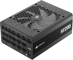 CORSAIR HX1200i (2025) Alimentatore ATX Completamente Modulare a Bassissimo Rumore con Cavo 12V-2x6 – Compatibile con ATX 3.1 e PCIe 5.1, Efficienza Cybenetics Platinum – Nero