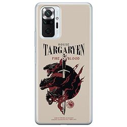 ERT GROUP mobiltelefonfodral för Xiaomi REDMI NOTE 10 PRO originalt och officiellt licensierat Game od Thrones mönster Game of Thrones 006, fodral tillverkad av TPU-plast