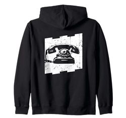 Teléfono Retro Teléfono Vintage Sudadera con Capucha