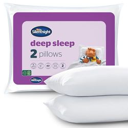 Silentnight Almofada de sono, branco, pacote de 2