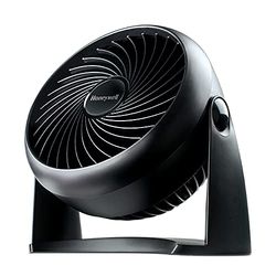 Honeywell HT900E TurboForce Ventilador potente, refrigeração de funcionamento silencioso, inclinação variável de 90°, 3 configurações de velocidade, fixação na parede, ventilador de mesa