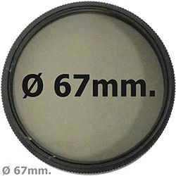 Cablematic - Fotografia Filtro CPL lente polarizzata circolare per 67 millimetri