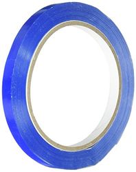 LSM 221507 9 mm x 66 m PVC Bag Neck Tape - Blauw (Pak van 6)