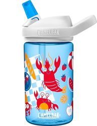 CAMELBAK Eddy+ Kids Everyday Water Bottle - Strong Drop Proof Design - BPA Free - Leak-proof - Dishwasher Safe - 400ml, Nautical Picnic