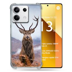 Cokitec Cover rinforzata per Xiaomi Redmi Note 13 5G Caccia Capriolo Montagna