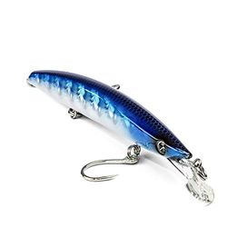 Seaspin Buginu 140 artificiale per la Pesca in Mare, Blue AYU, 140 mm
