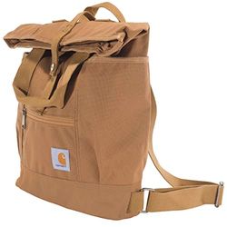 Carhartt - Mochila convertible unisex duradera con correas ajustables y funda para ordenador portátil, Carhartt Brown, talla única