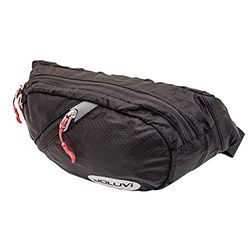 Joluvi Unisex Fenri midjeväska, svart/vit, Grande, svart/vit, Grande