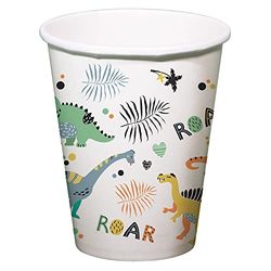 Folat 68344 Bekers Dino Roars 250ml - 6 stuks