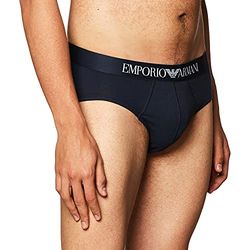 Emporio Armani - Slip: heren wit, Navy Blauw, XL