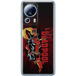 ERT GROUP mobiltelefonfodral för Xiaomi 13 LITE/CIVI 2 originalt och officiellt licensierat Marvel mönster Deadpool 009 optimalt anpassad till formen på mobiltelefonen, fodral tillverkad av TPU-plast