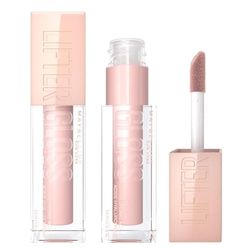 Maybelline New York Lifter Gloss, Plumping & Hydrating Lip Gloss with Hyaluronic Acid, Shade 002 Ice, Duo Bundle