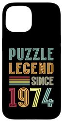 Puzzle Legend Since 1974 Jigsaw Puzzle 51st Birthday Puzzles Case for iPhone 15