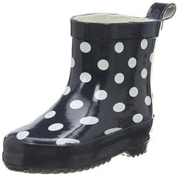 Playshoes Bottes En Caoutchouc Basses Bottes de pluie Mixte Enfant, Points, 23 EU