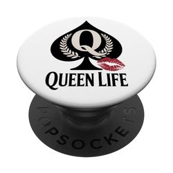 QOS Reina de picas PopSockets PopGrip Adhesivo