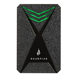 SureFire Externe gaming-harde schijf 2,5" - 2 TB met USB 3.2 Gen 1, RGB-verlichting, zwart