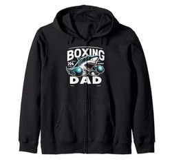 Camiseta de boxeo para el día del padre para amantes del boxeo, divertida camiseta de tiburón Sudadera con Capucha