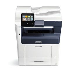 Xerox VersaLink B405dn A4 Black and White (Mono) Multifunction Laser Printer with Duplex 2-Sided Printing, White/Blue