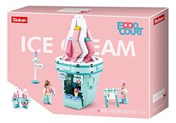 Sluban - Food Court-Ice Cream House, M38-B0705G, meerkleurig