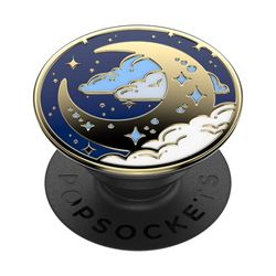 PopSockets: PopGrip - Soporte y Agarre para Teléfonos Móviles y Tablets con un PopTop Intercambiable - Enamel Fly Me To Moon