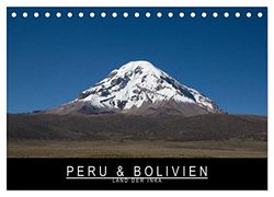 Peru & Bolivien - Land der Inka (Tischkalender 2026 DIN A5 quer), CALVENDO Monatskalender: Ursprünglichkeit und Schönheit der Anden