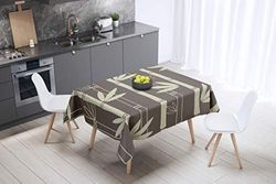 Bonamaison, Anti-moisissure, Séchage Rapide, Résistant aux Taches, Lavable en Machine, 100% Polyester Nappe de Table (140cm x 140cm) - Conçu et Fabriqué en Turquie