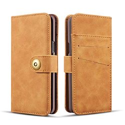 Carcasa de telefono Textura de Cuero de Vaca Absorción magnética Funda de Cuero con Tapa Horizontal Desmontable for Galaxy S9 Plus, con Soporte y Ranuras for Tarjetas y Billetera (Negro)