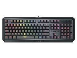 GAMDIAS Hermes P3 Black Clavier mécanique USB de Gaming 104 Touches Low Profile RGB Switches Bleu Keyboard Rétroéclairage Disposition UK