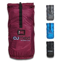 Journext 2 in 1 rugzak beschermhoes & regenhoes, beschermhoes voor rugzak, bescherming voor vliegtuig, trein & bus, vliegtas (bordeauxred, L (55-75L))